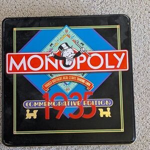 Monopoly 1935 Commemorative Edition Board Game - Black and Red